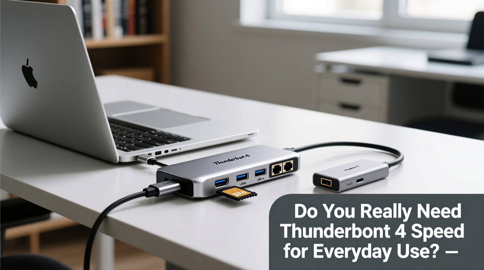 thunderbolt 4 vs usb c hub do you really need the speed for a basic setup