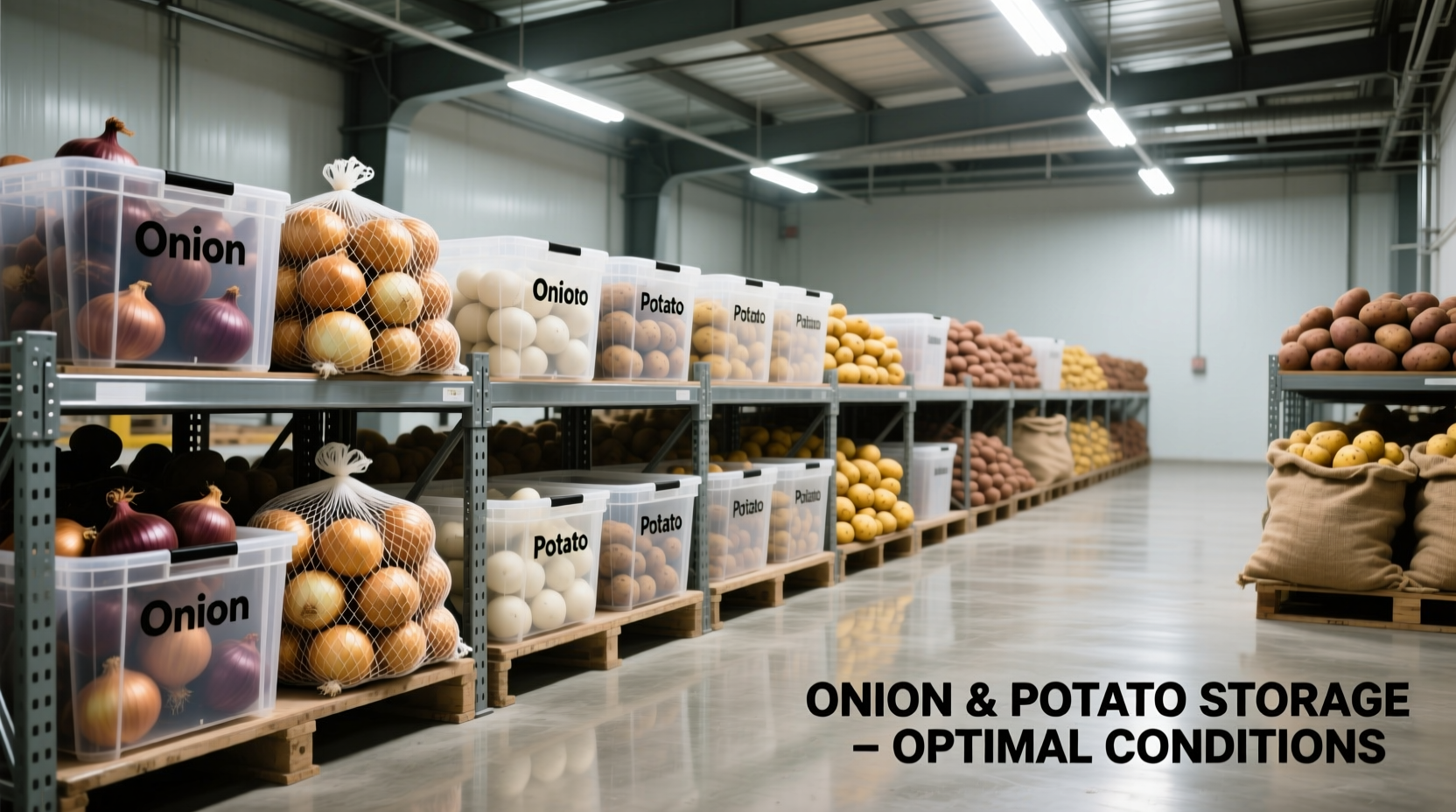 Onion Potato Storage: Separate Methods for Maximum Freshness