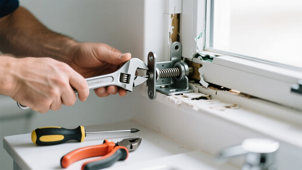 Fix Broken Window Balance in Bathroom Safely