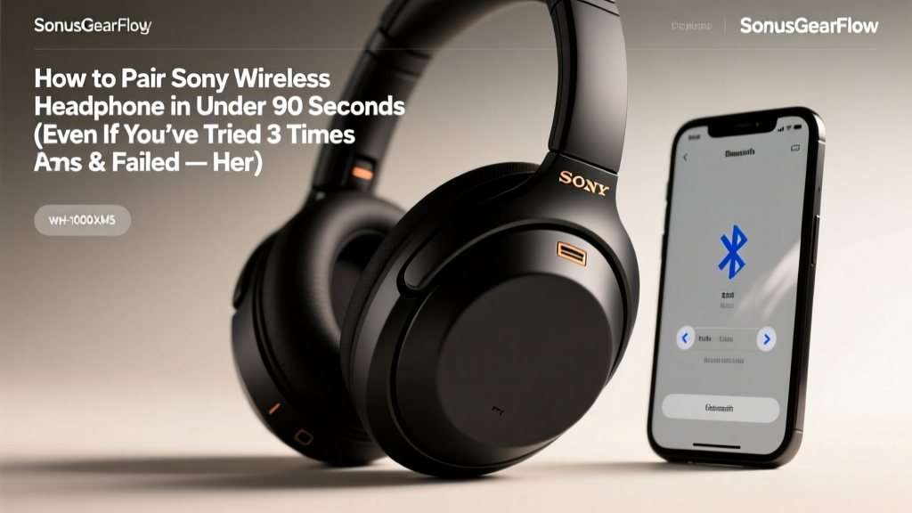 Sony Wireless Headphone Pairing Guide (2026)