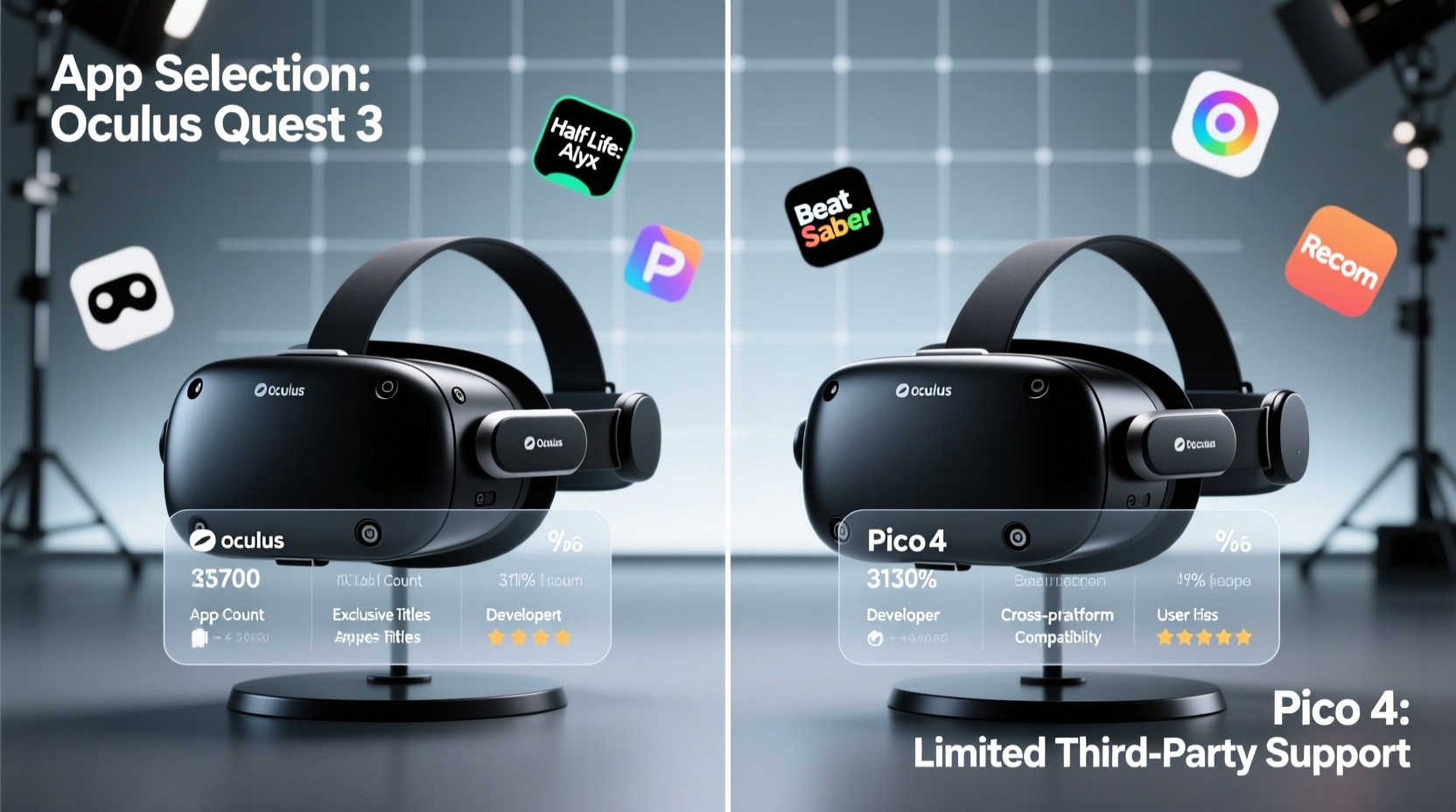 Oculus Quest 3 Vs Pico 4 Which Standalone Vr Headset Has Better App ...