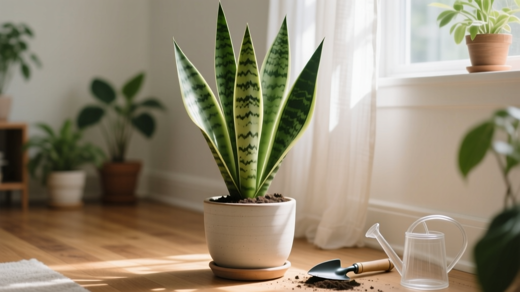 Snake Plant Repotting Guide: Low Light Care (2026)