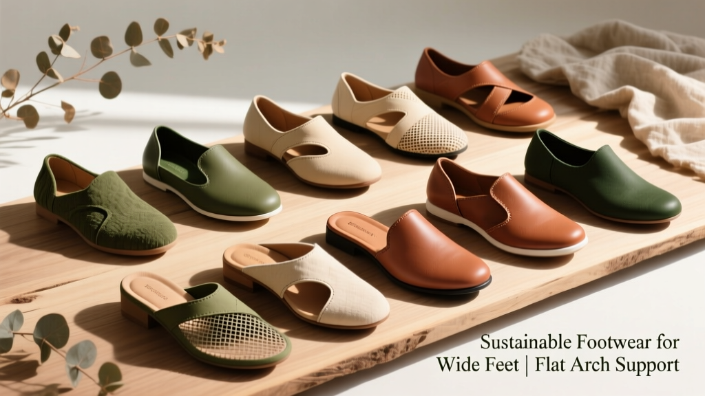 Sustainable Footwear for Wide Feet & Flat Arch Support