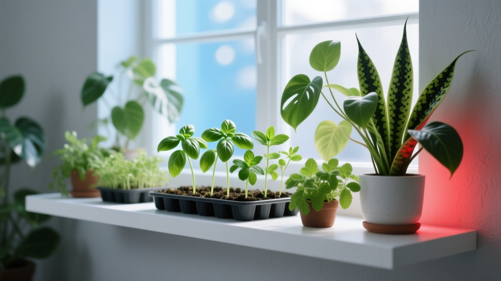 Indoor Plant Light Needs: Blue, Red & White Light Guide