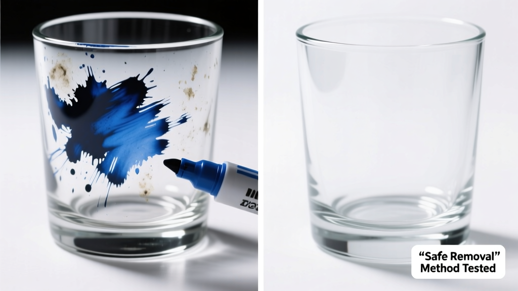 How to Remove Permanent Marker from Glass Safely