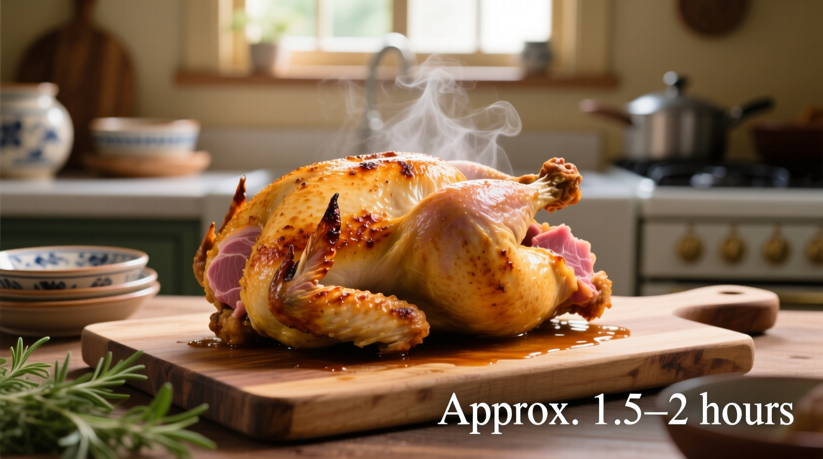 how long to cook rotisserie chicken