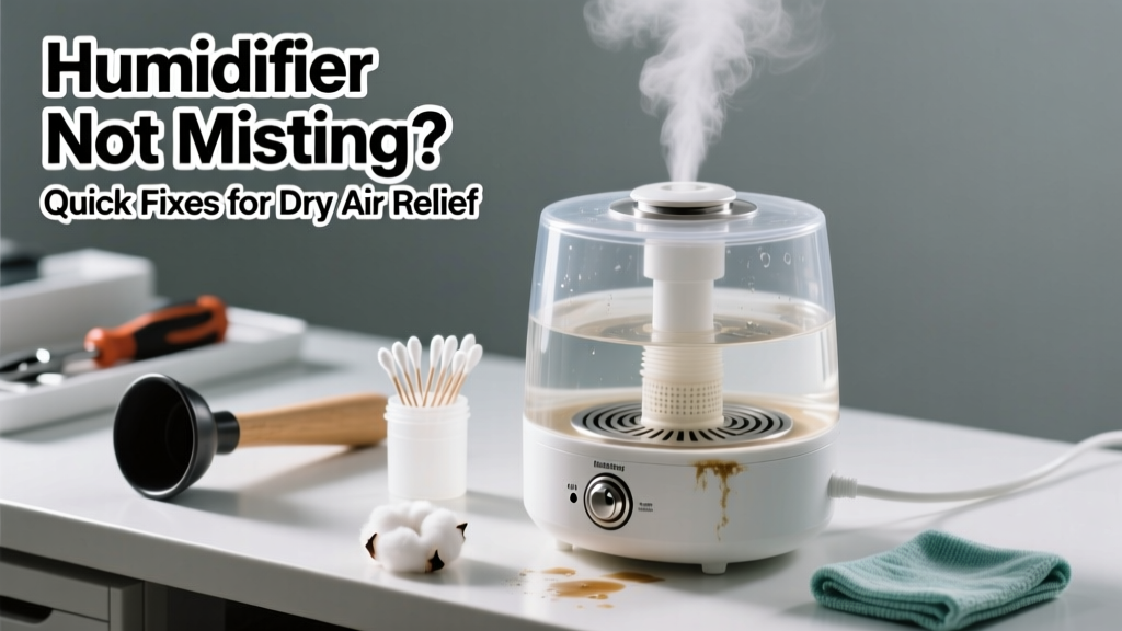 Humidifier Not Misting? Quick Fixes for Dry Air Relief