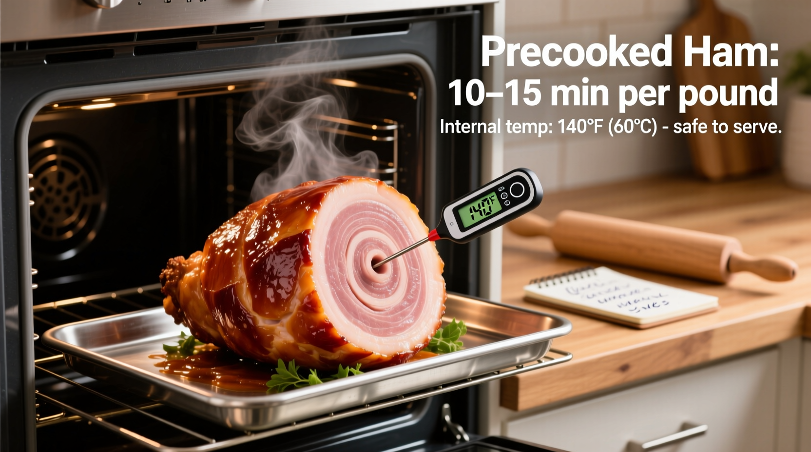 how long do you cook a precooked ham
