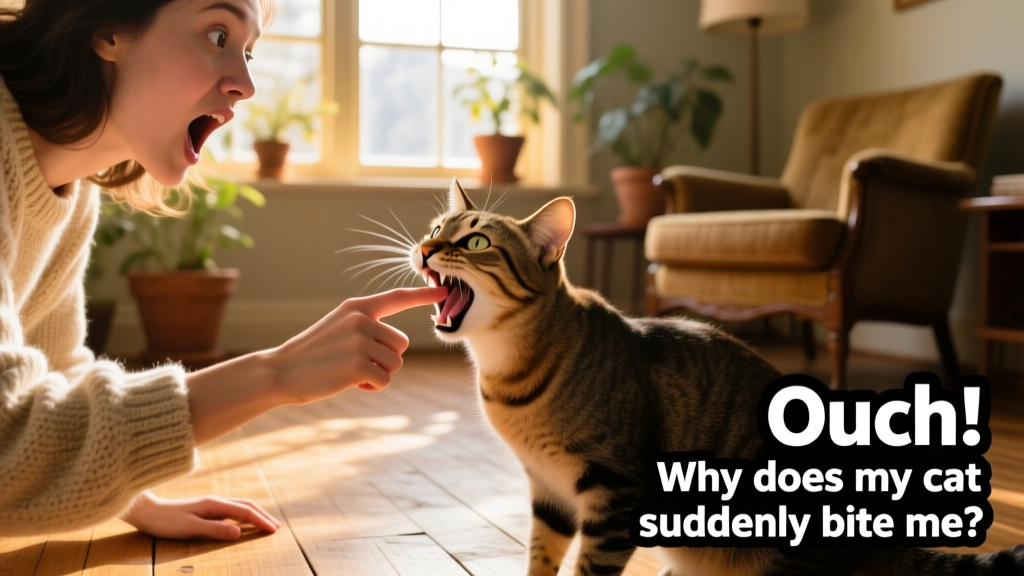 Ouch! Why Does My Cat Suddenly Bite Me?