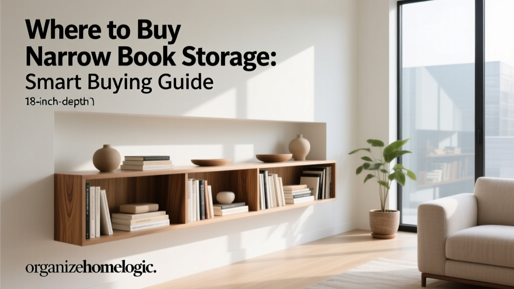 Where to Buy Narrow Book Storage: Smart Buying Guide