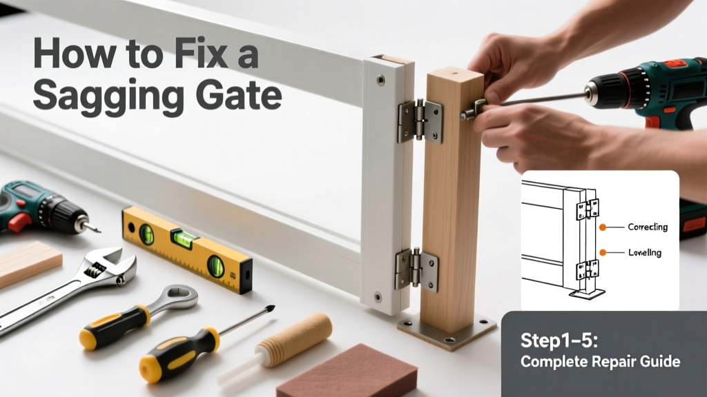 How to Fix a Sagging Gate: Step-by-Step Repair Guide