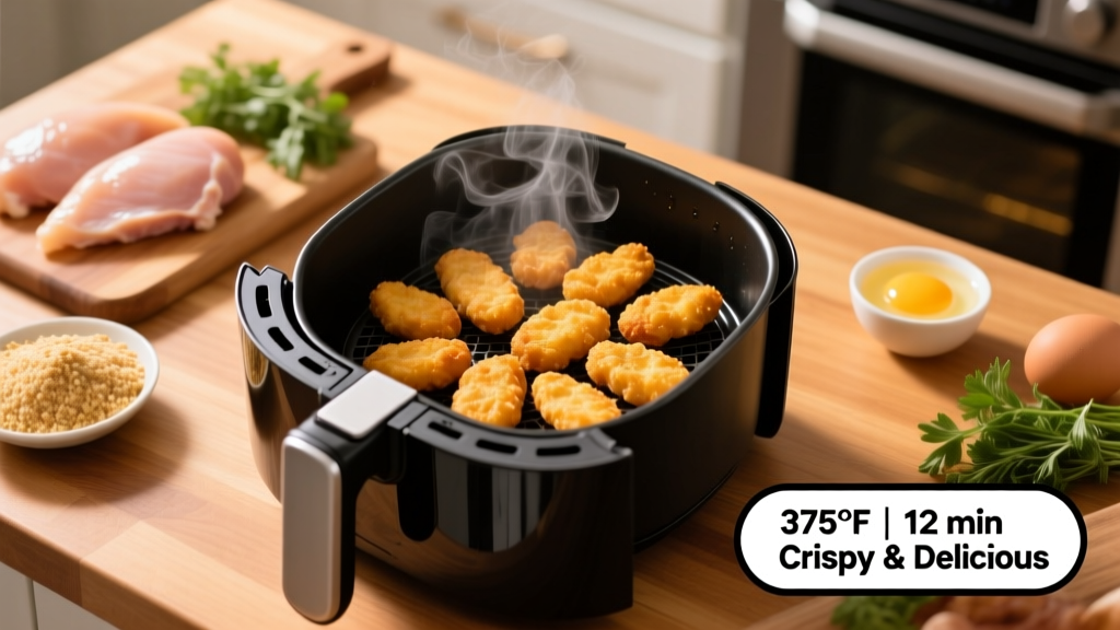 Best Air Fryer Temp for Frozen Chicken Nuggets