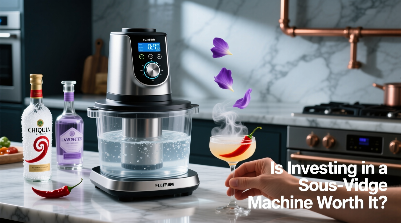 is investing in a sous-vide machine worth it for precision-infused spirits like chili tequila or lavender gin