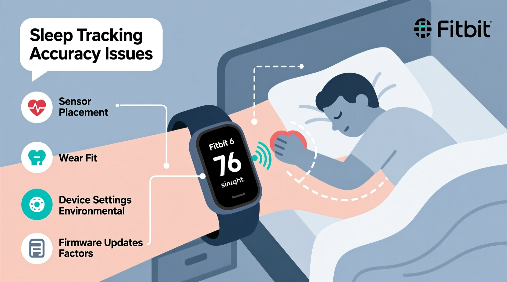 why is my fitbit not tracking sleep accurately common issues