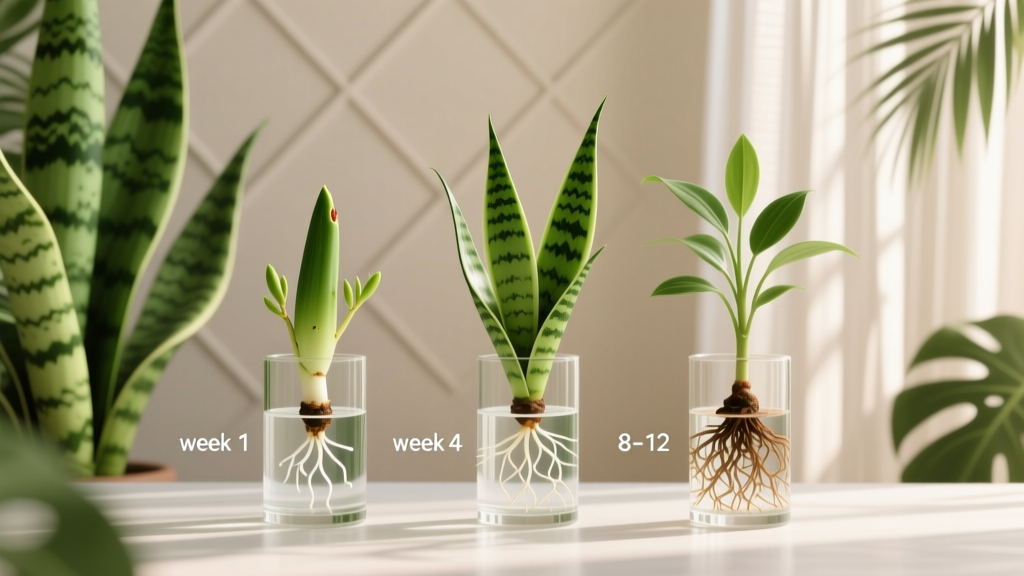 Snake Plant Propagation Timeline: 3–12 Weeks (2026)