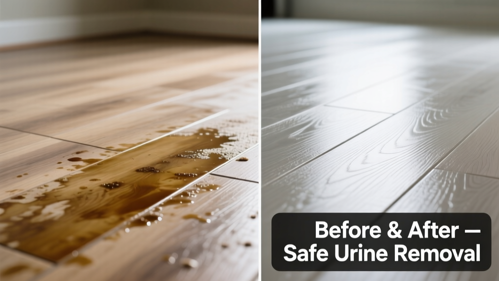 How to Remove Urine from Laminate Flooring Safely