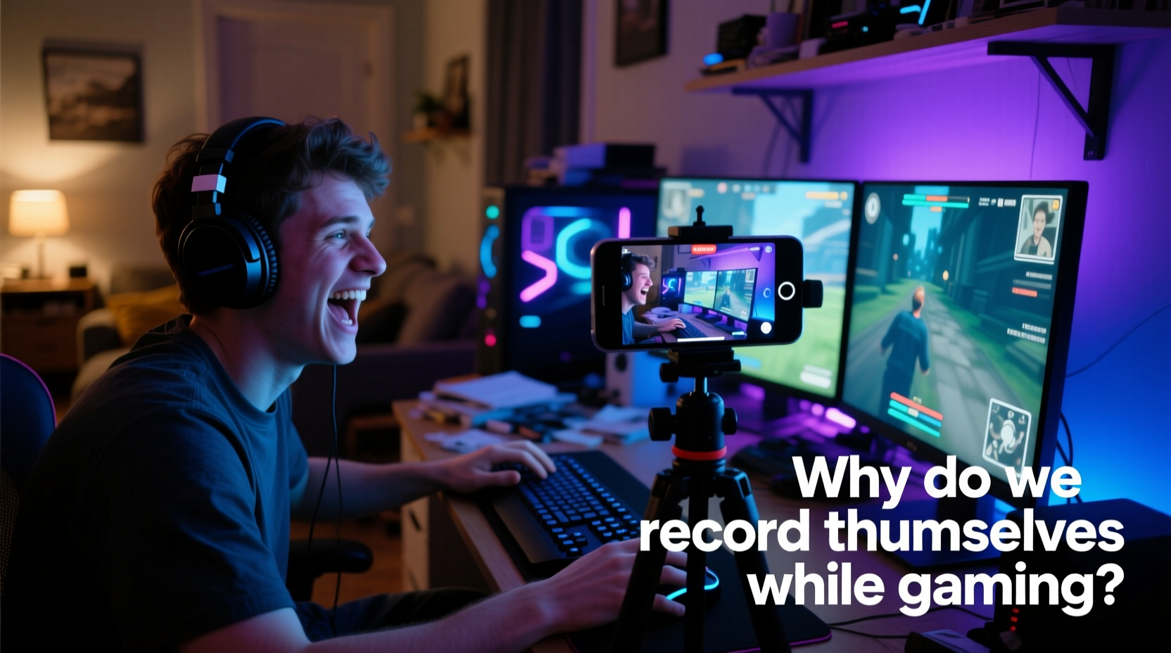why do people record themselves while gaming