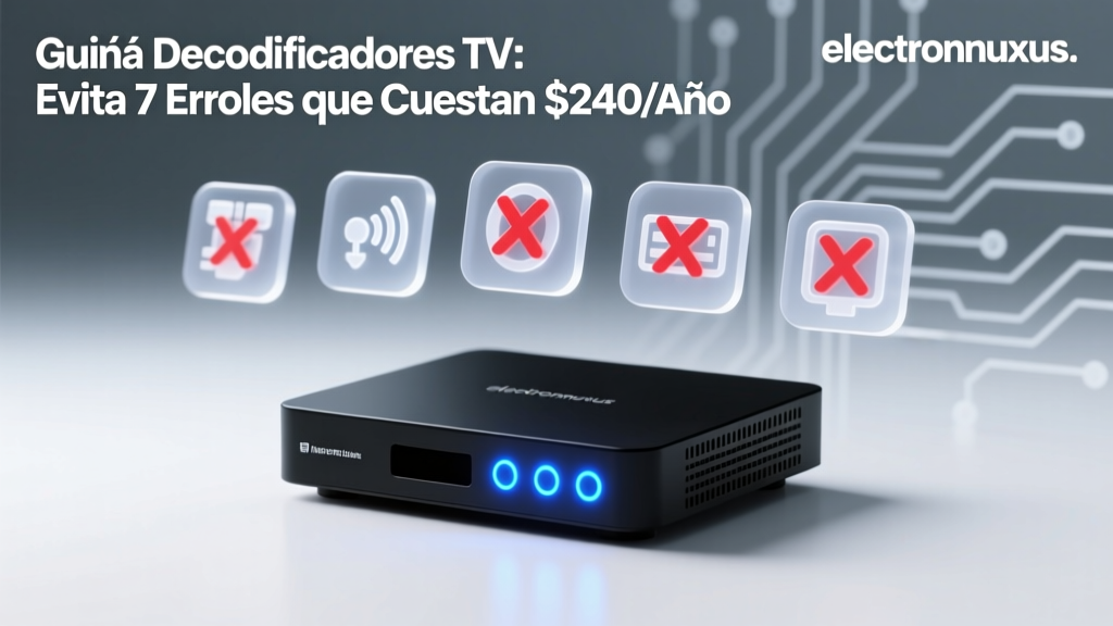 Guía Decodificadores TV: Evita 7 Errores que Cuestan $240/Año