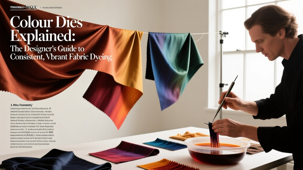 Colour Dies Explained: The Designer’s Guide to Consistent, Vibrant Fabric Dyeing