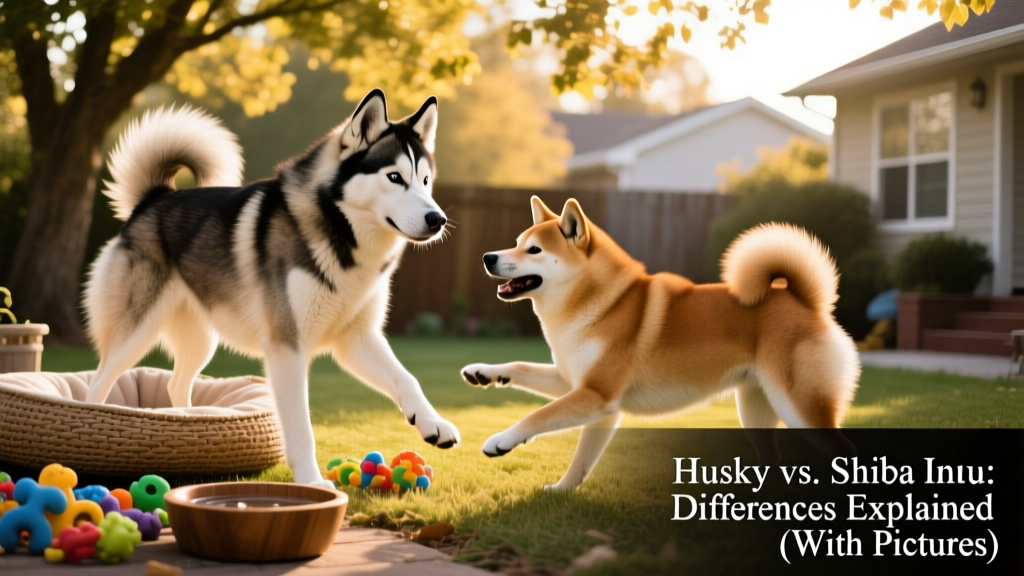 Husky vs. Shiba Inu