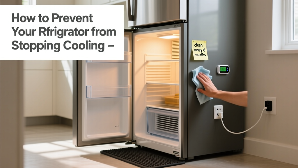 How to Prevent Your Refrigerator from Stopping Cooling