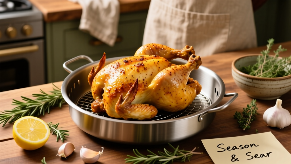 How to Fry a Whole Chicken in an Air Fryer (Crispy & Juicy!)