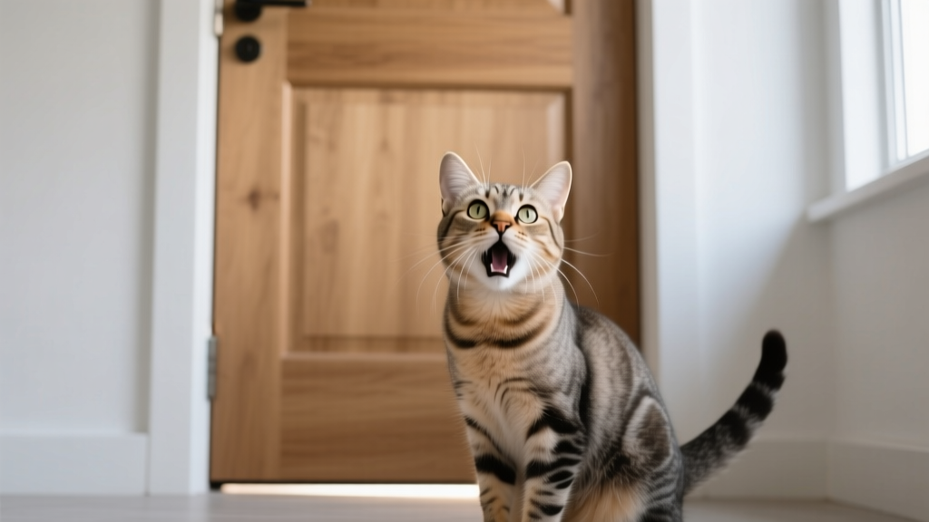 Cat Meowing at Closed Doors: Curiosity Drive