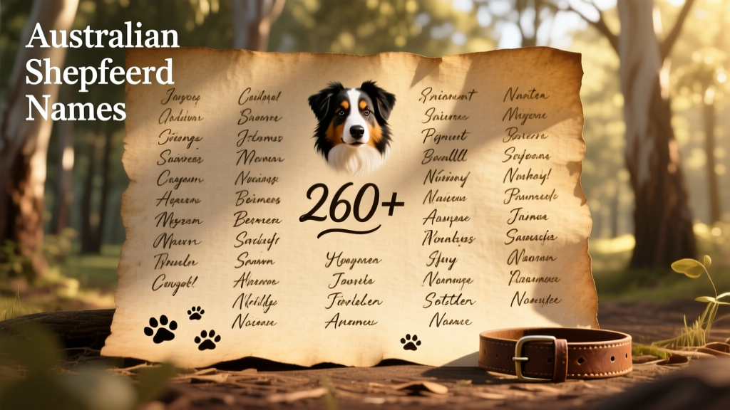 260+ Australian Shepherd Names for Your Amazing Adventure Buddy