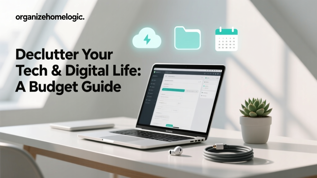 Declutter Your Tech & Digital Life: A Budget Guide