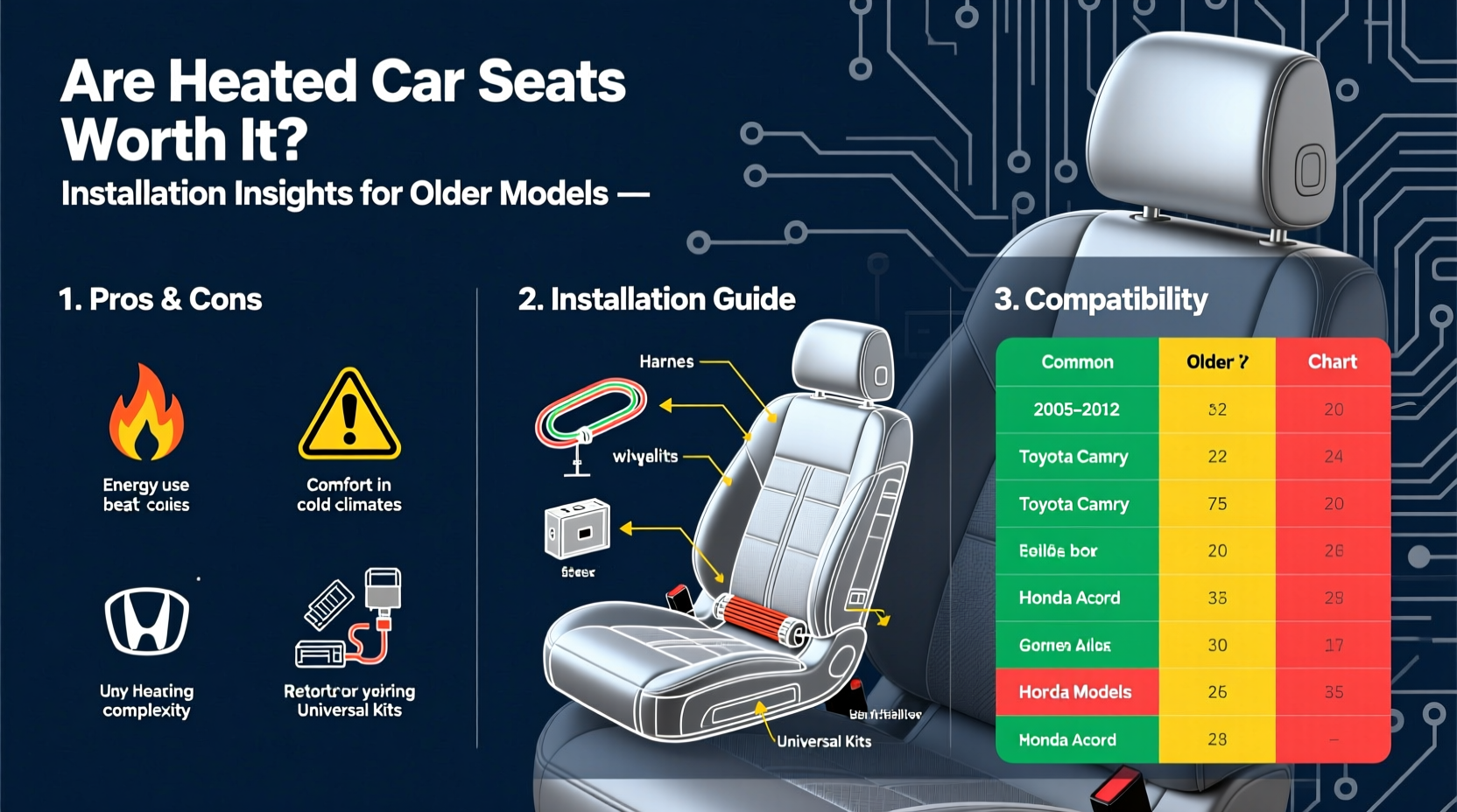 are heated car seats worth adding to older models installation insights