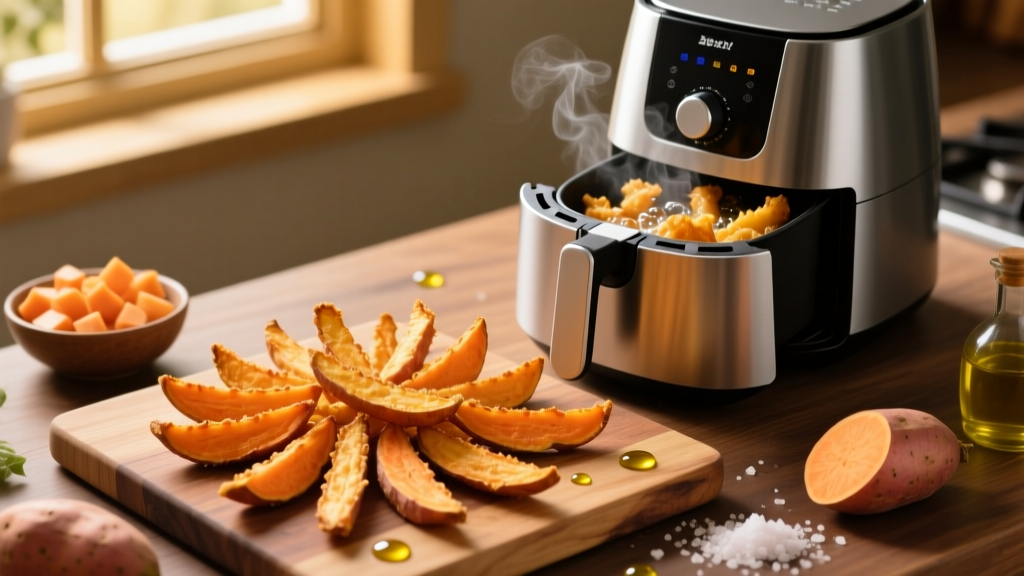 Perfect Air Fryer Sweet Potato Fries (Crispy Every Time!)