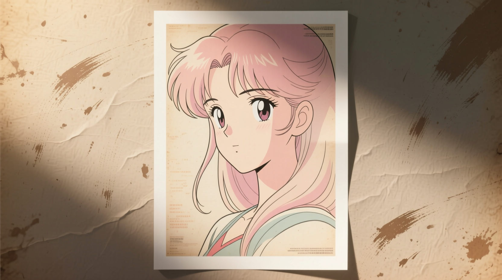 eco friendly cleaning tips dry brush vintage anime posters safely
