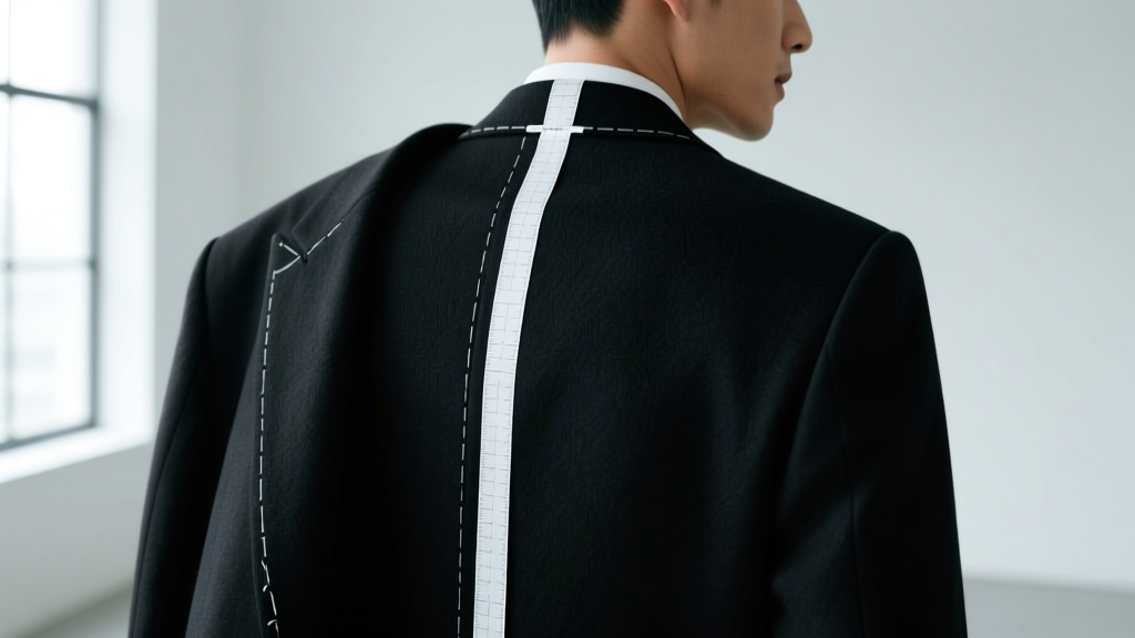 Tailor tape around a man