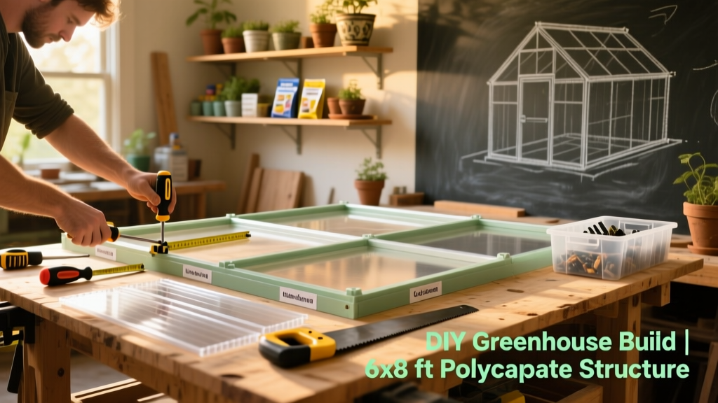 DIY Greenhouse: Build a 6x8-Foot Polycarbonate Structure