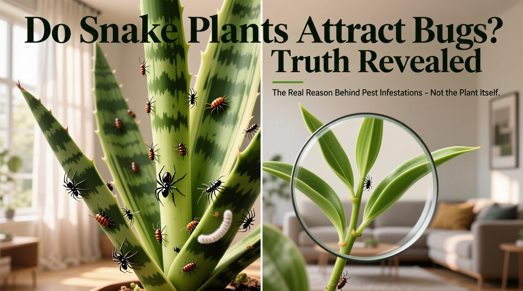 Do Snake Plants Attract Bugs? | TheHomeSprouts