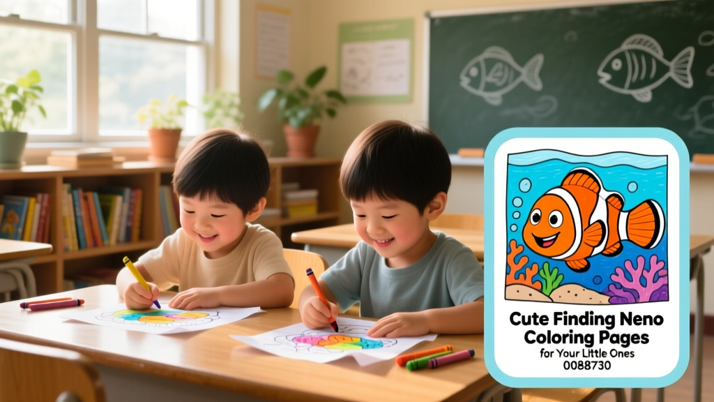 Cute Finding Nemo Coloring Pages for Your Little Ones: Developmentally Supportive Activities Backed by Early Childhood Research