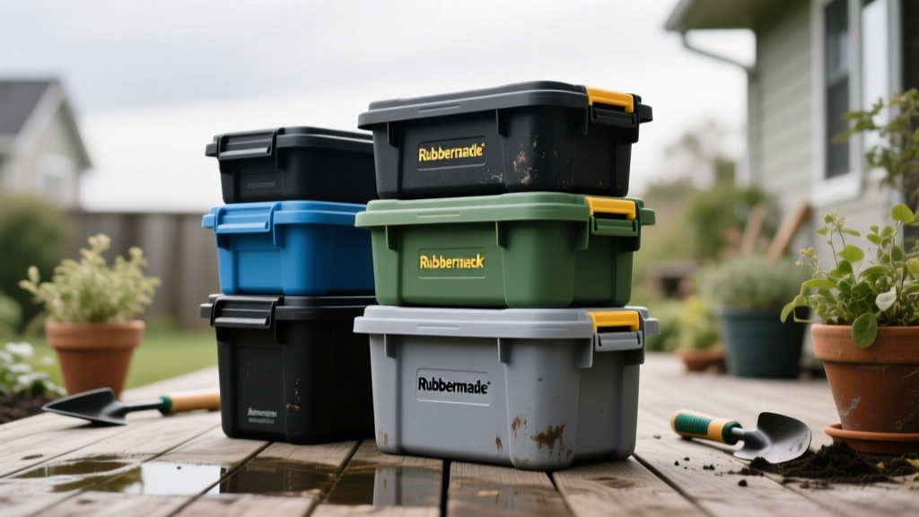 Are Rubbermaid Roughneck Containers Weatherproof?