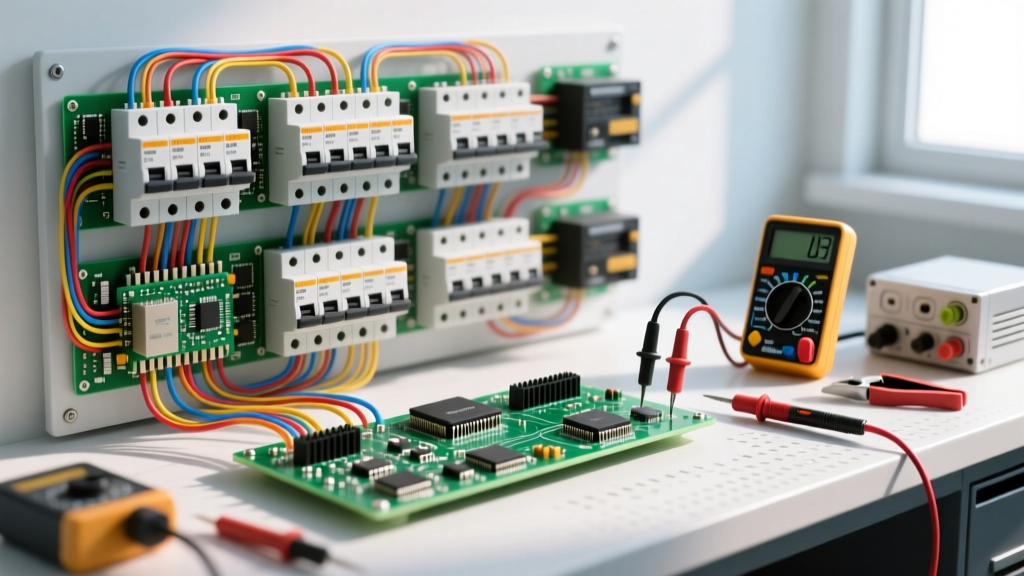 Designing Series Topologies with Electric Circuit Breakers: Panel Hierarchy & Bench Testing