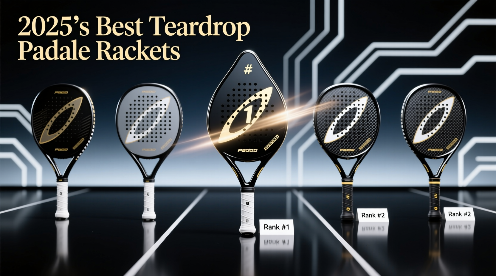 best teardrop padel rackets
