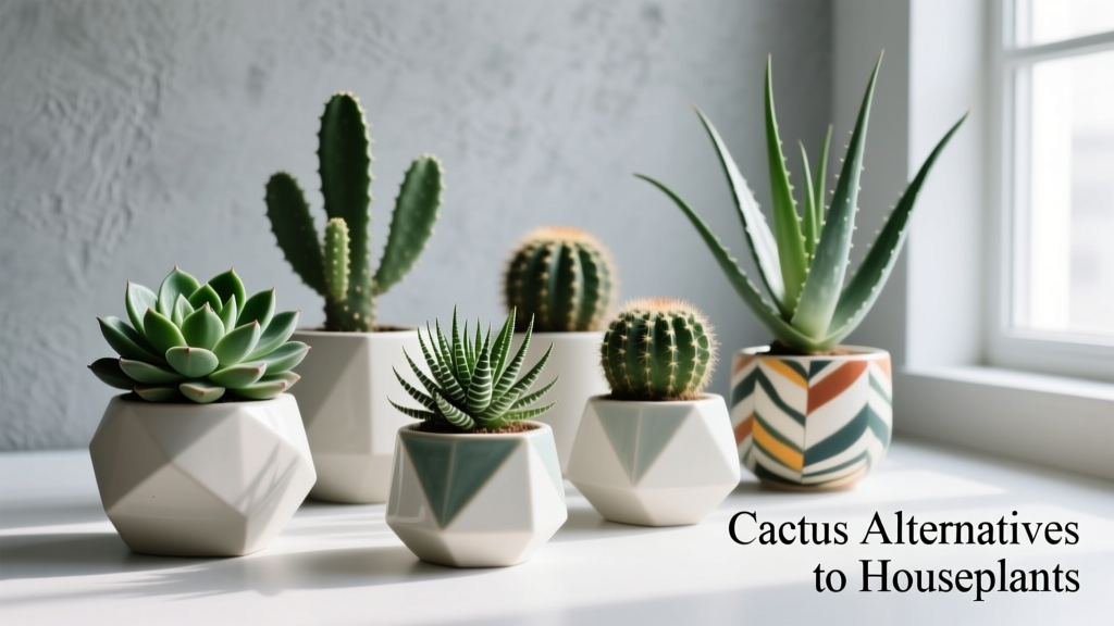 Cactus Alternatives to Houseplants: Low-Water, High-Character Plants for Modern Interiors