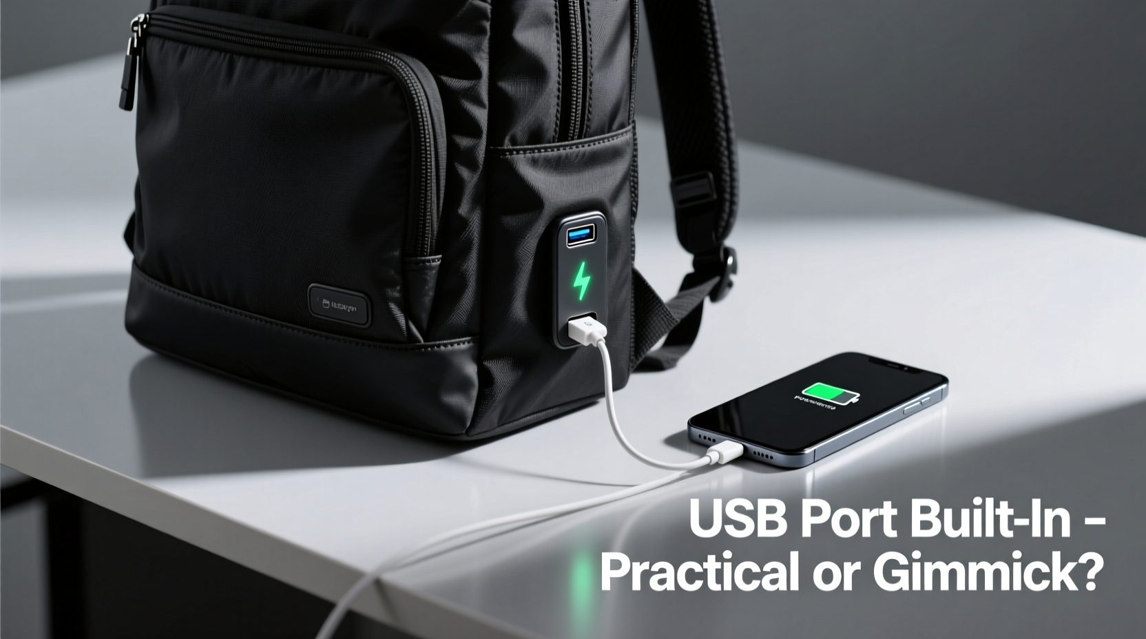 backpacks with built in usb ports are they practical or just gimmicky