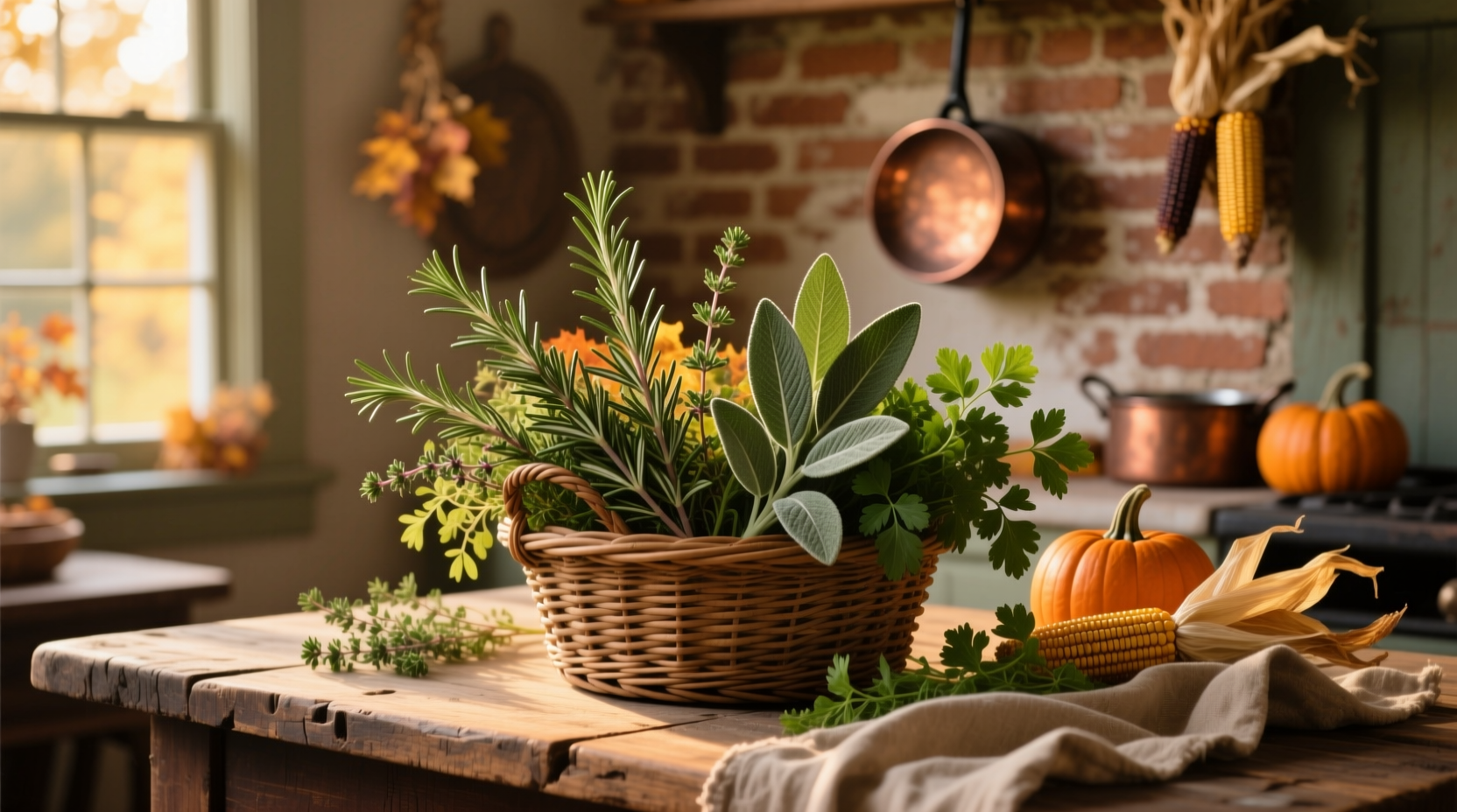 thanksgiving herbs indoors