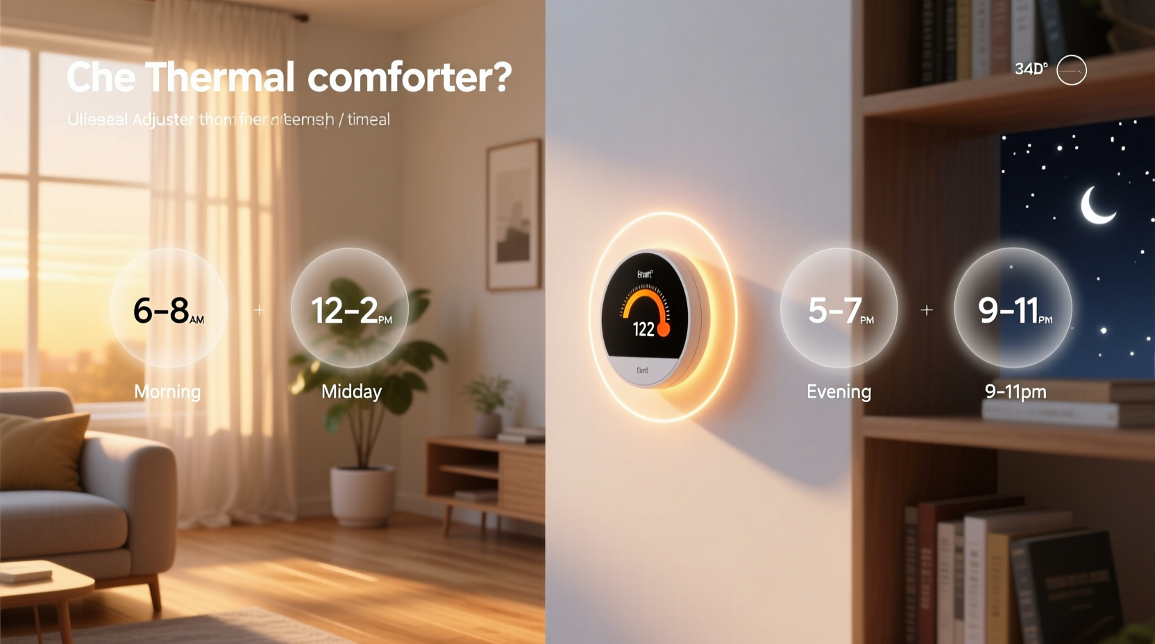 ideal times to adjust your thermostat