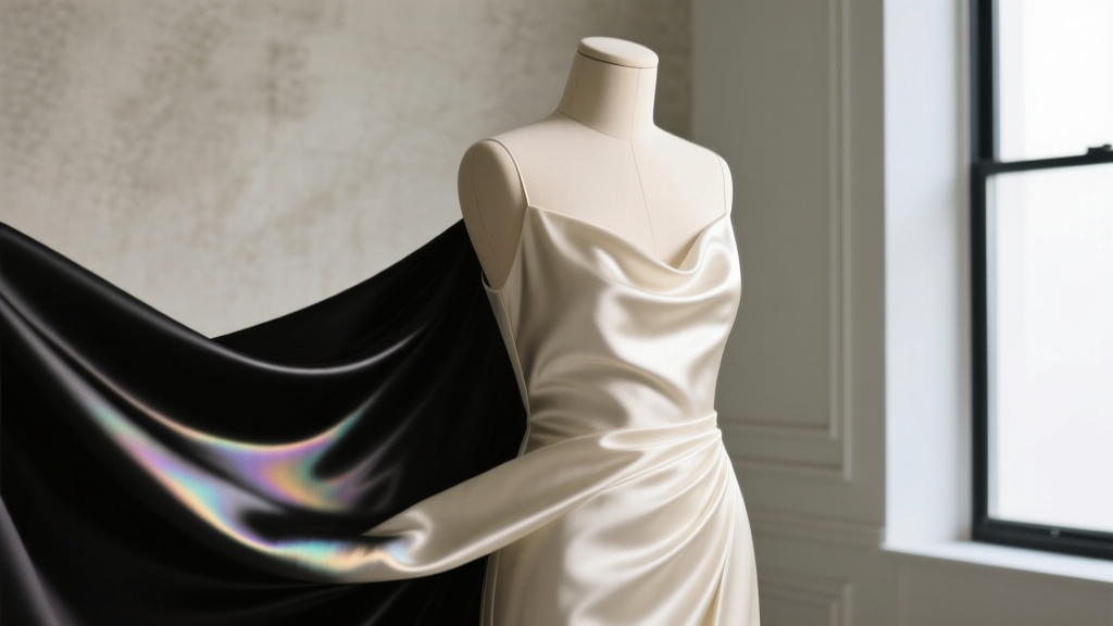 Satin Dress Material: Luxe Drape, Precision Weave