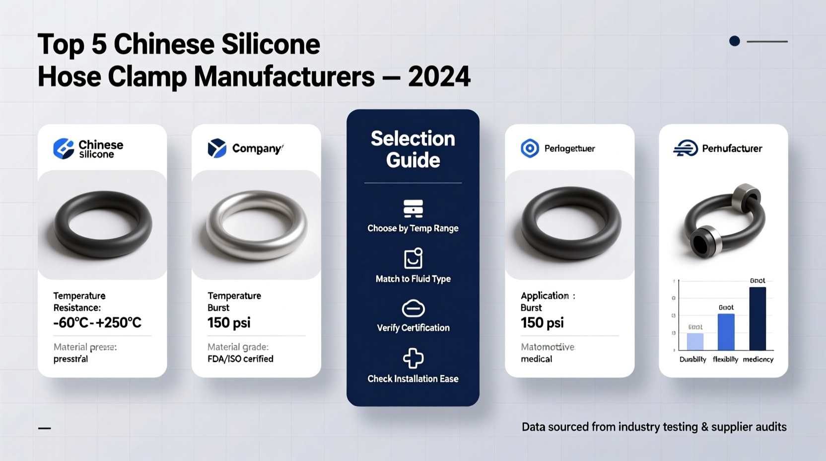 china best silicone hose clamps