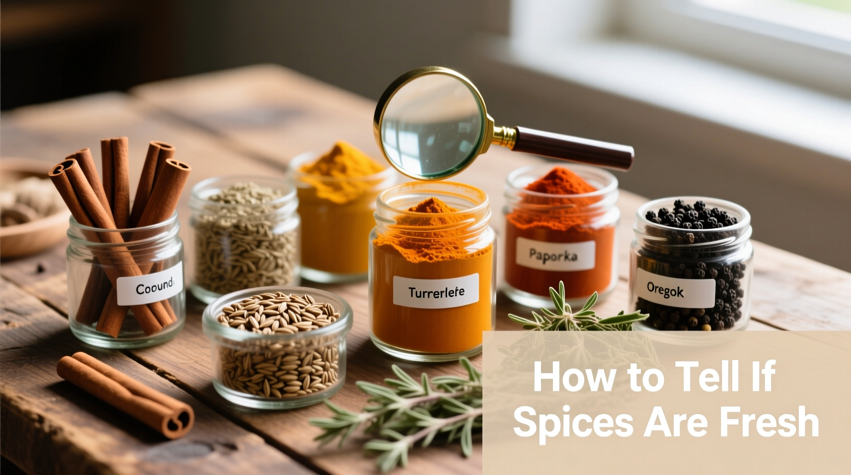 how to determine if your spices are still fresh and flavorful