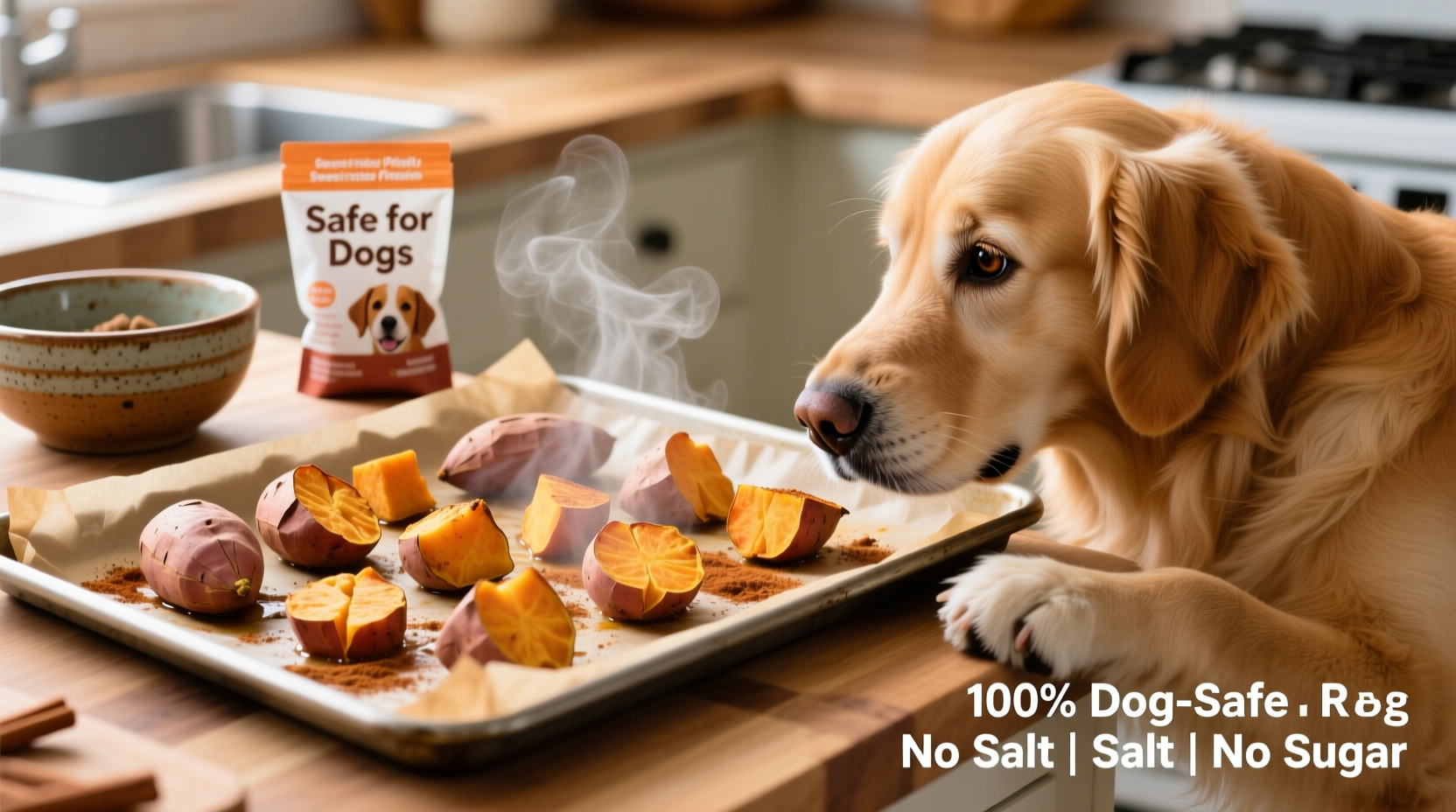 how to cook sweet potatoes for dogs