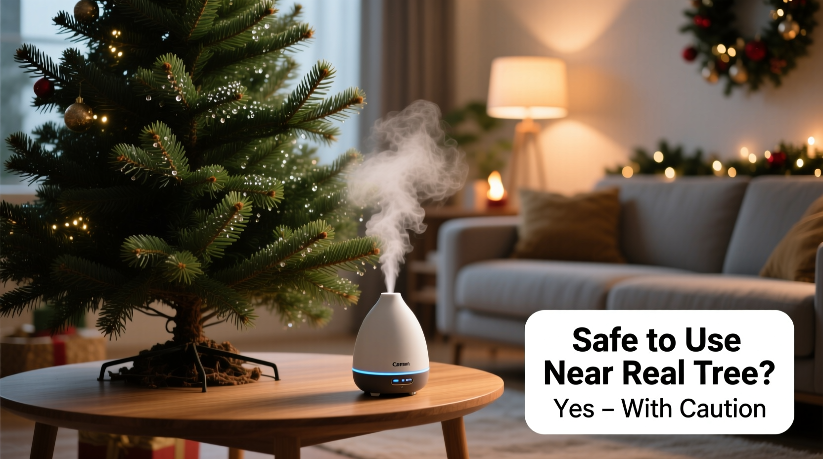 Can Essential Oil Diffusers Be Safely Used Near A Real Christmas Tree