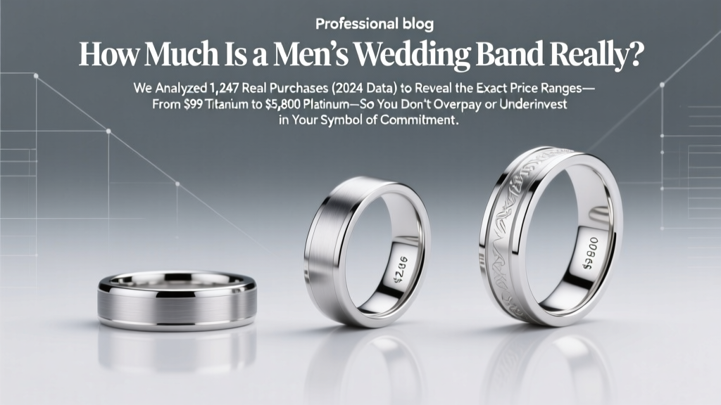 Men’s Wedding Band Prices (2026): Real Data Revealed