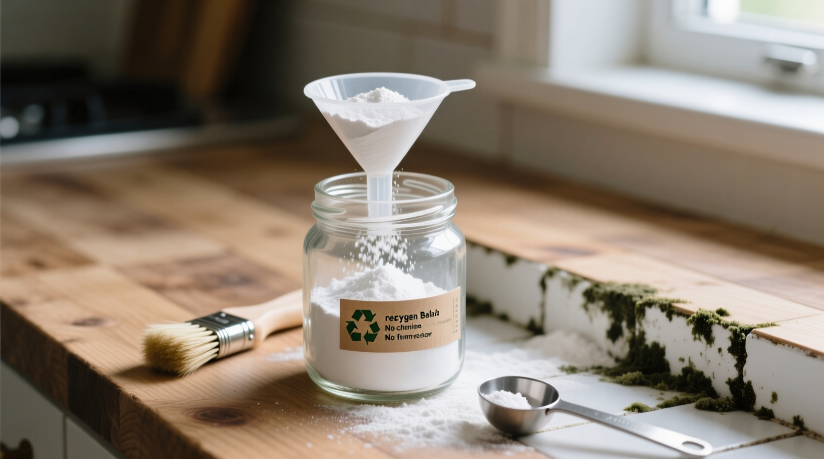 oxygen bleach for mildew eco friendly grout cleaning